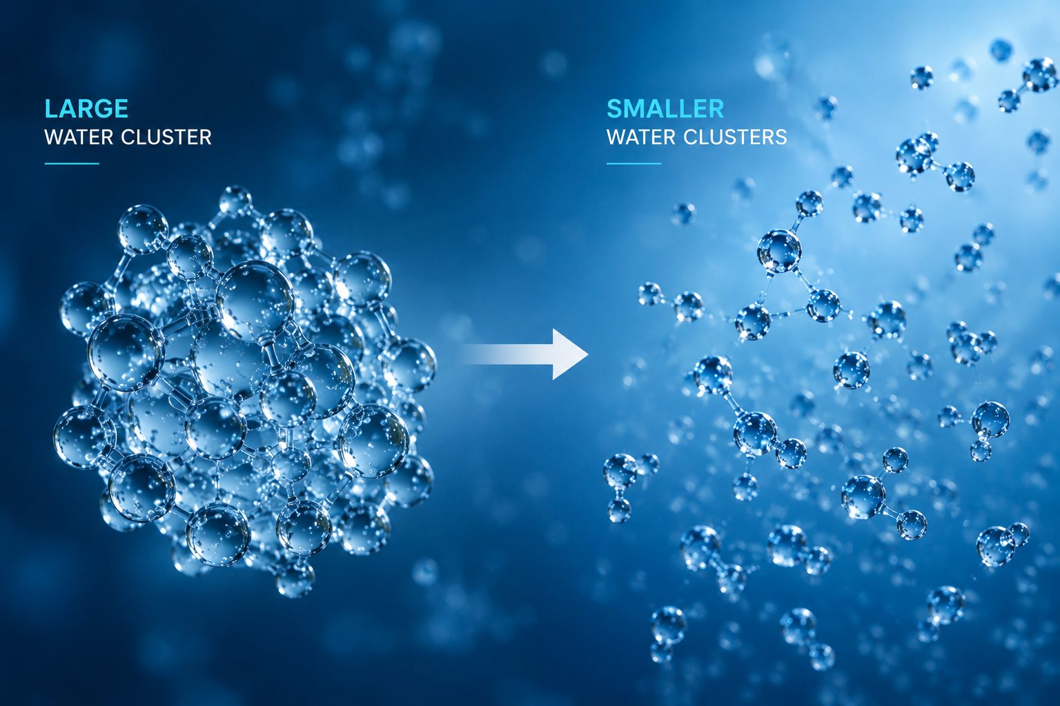 Water molecule clusters — the science behind Zoecore